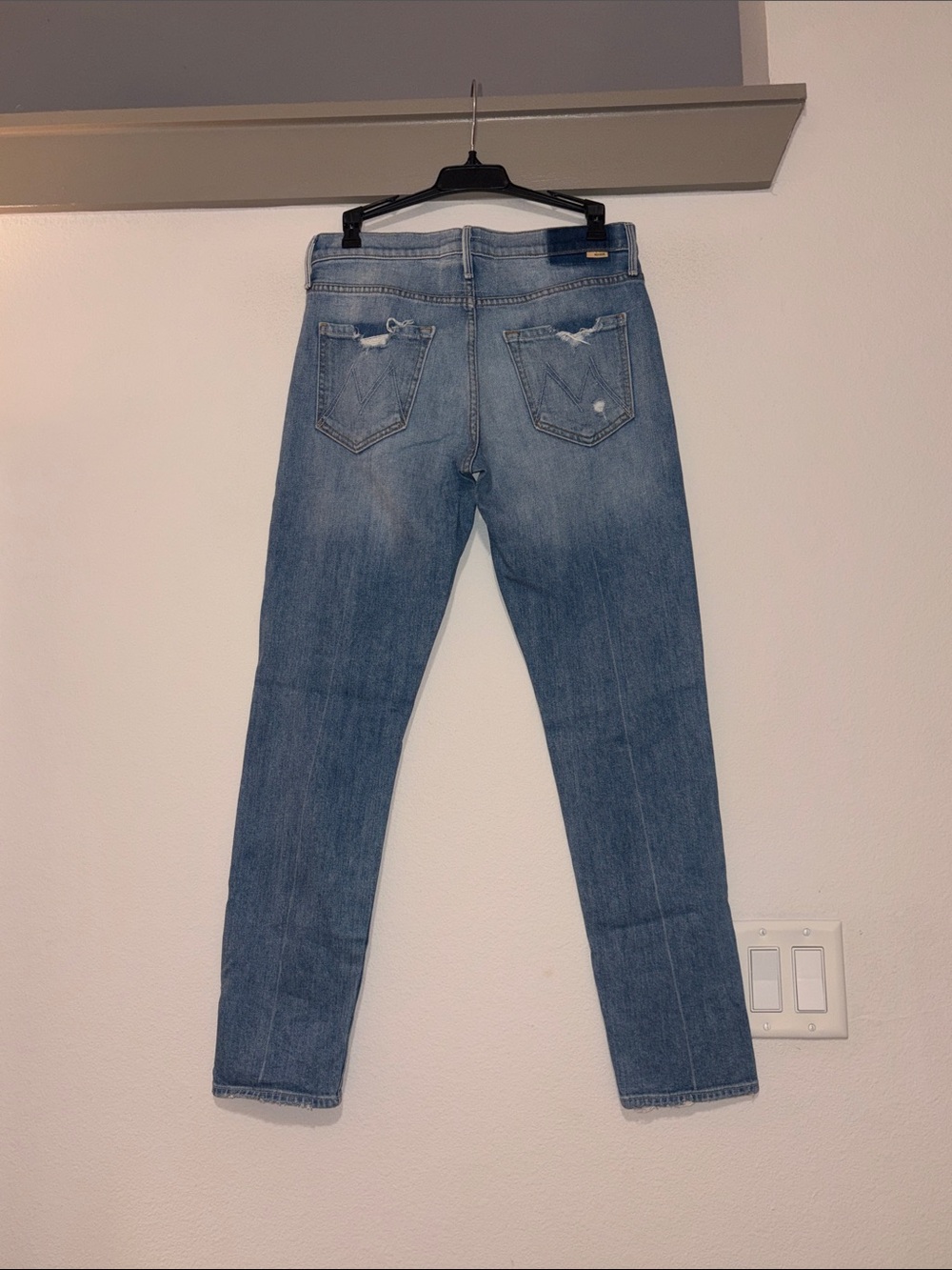 MOTHER The Stinger Flood Jeans in High As The Heavens SZ 27 EUC - Picture 3 of 7